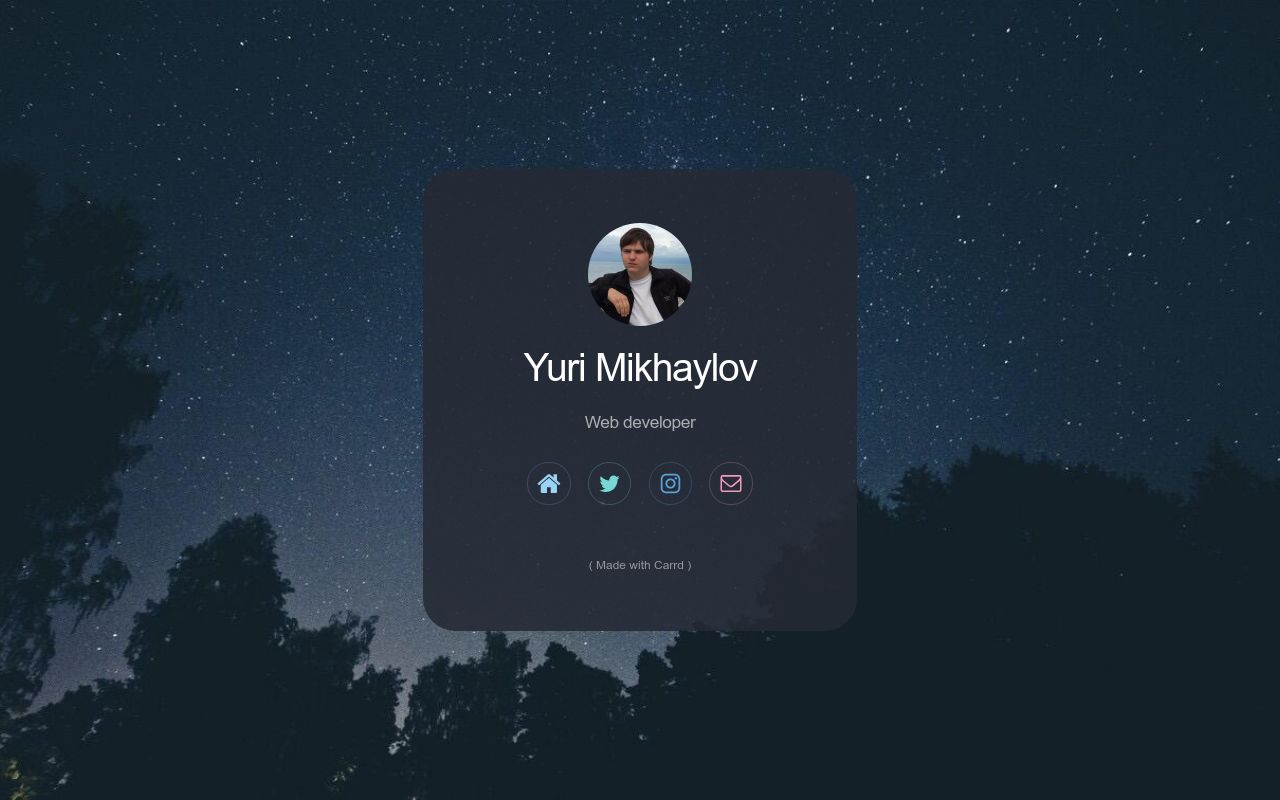 Carrd profile picture for @yuri
